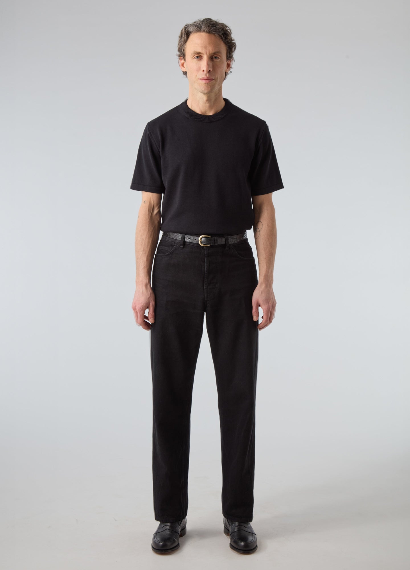 Arthuro Five Pocket Trousers - Washed Black Berg & Berg