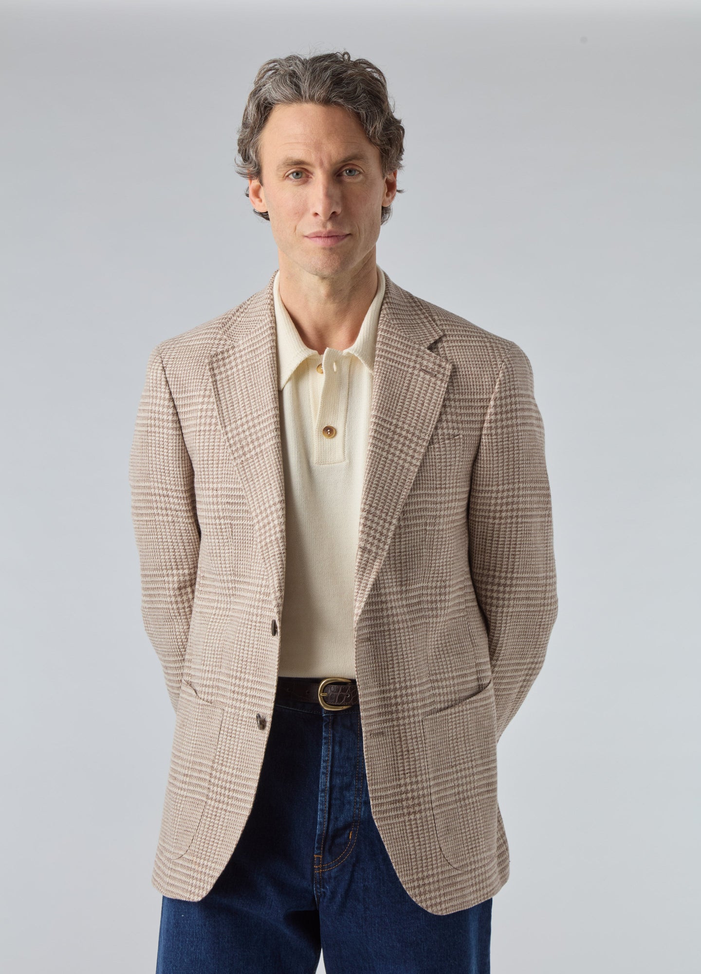 Don Sport Summer Tweed Jacket - Sand Berg & Berg