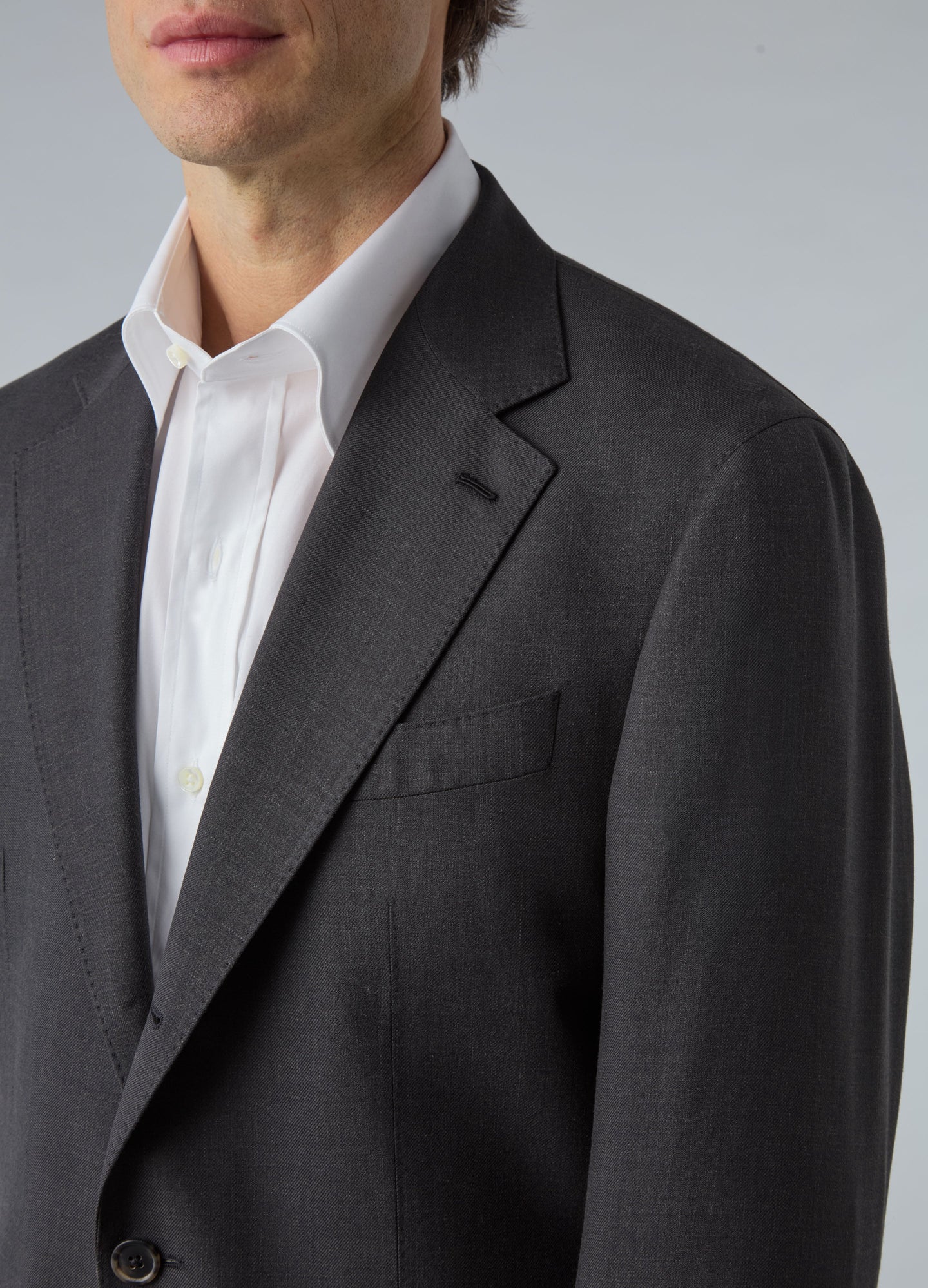 Don Wool/Silk/Linen Suit - Black Berg & Berg