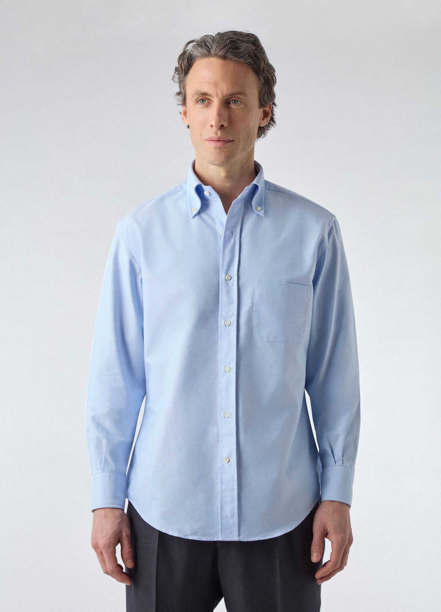 Ferdinand Oxford Button Down Shirt - Light Blue | Berg & Berg