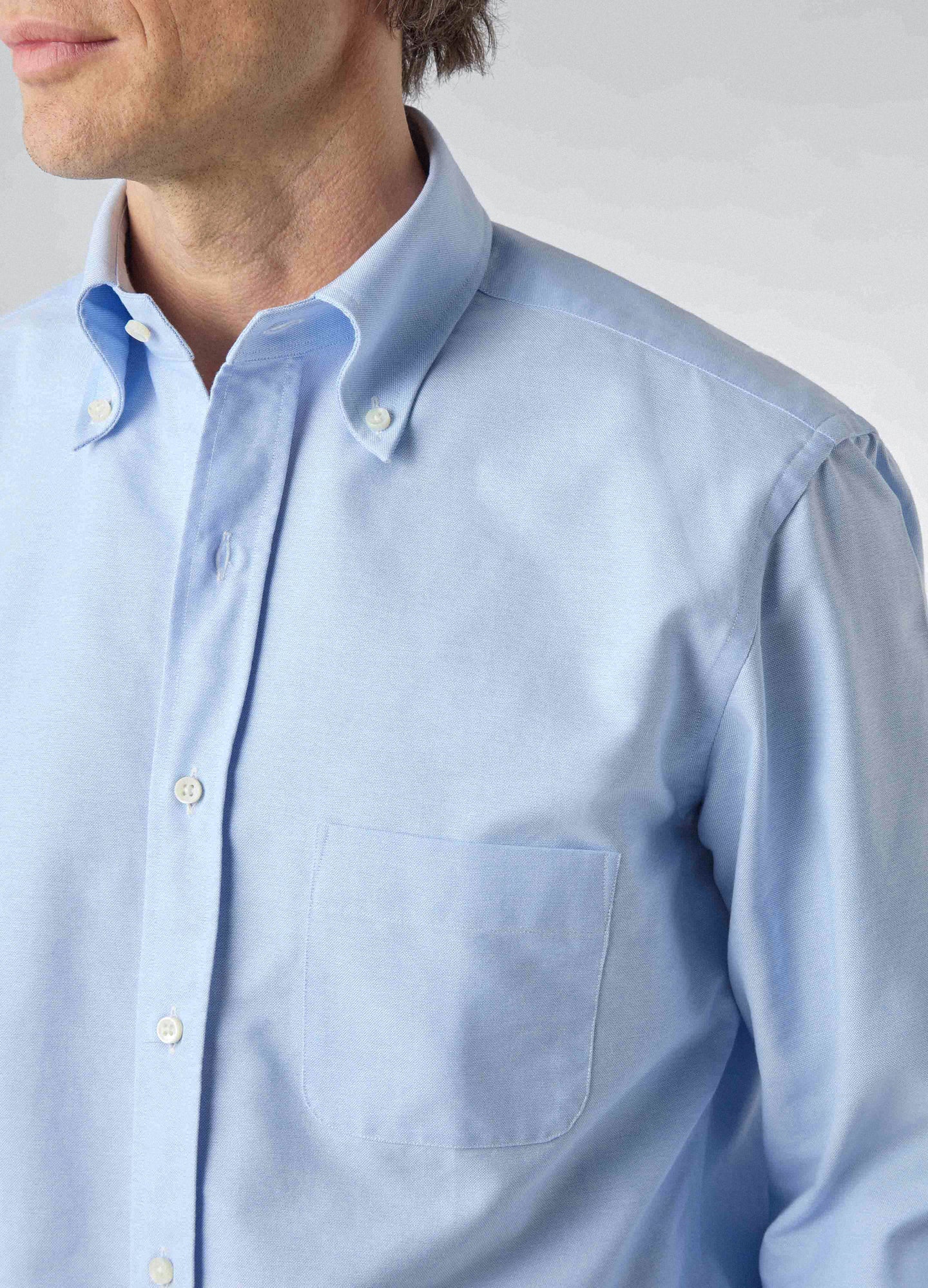 Ferdinand Oxford Button Down Shirt - Light Blue | Berg & Berg