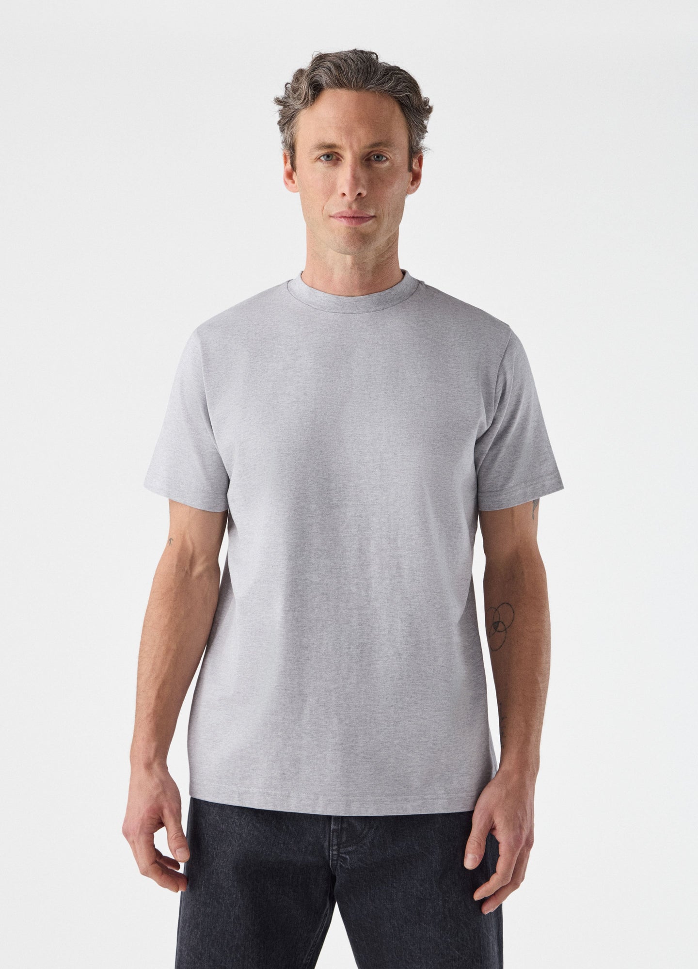 Tony T-Shirt - Grey Melange Berg & Berg