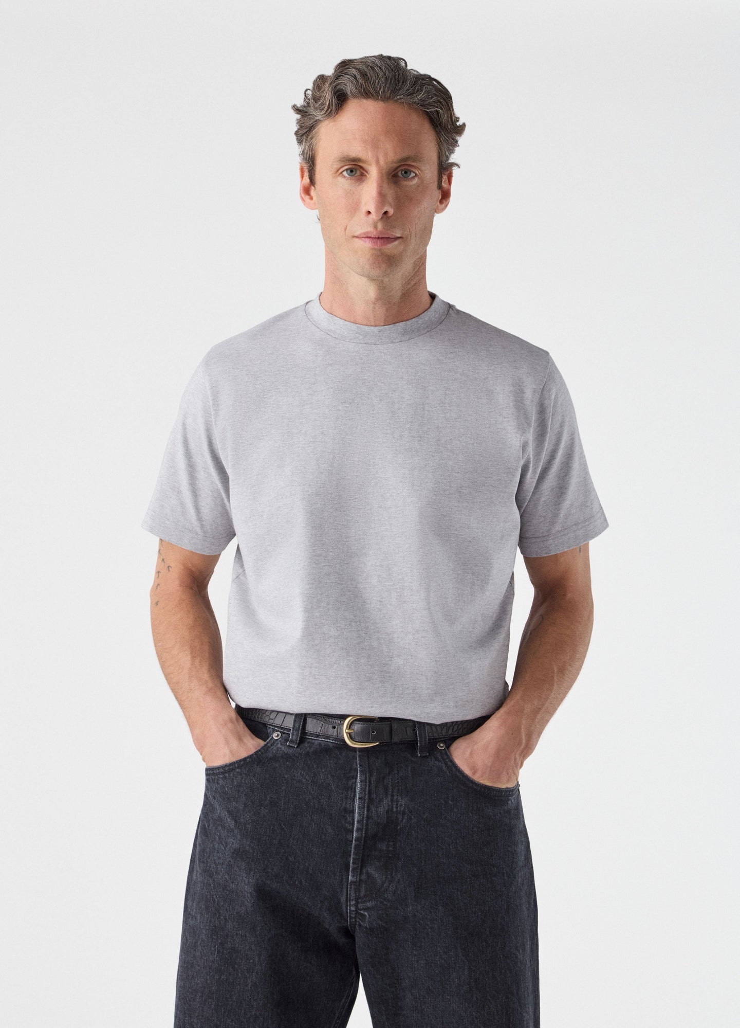 Tony T-Shirt - Grey Melange Berg & Berg