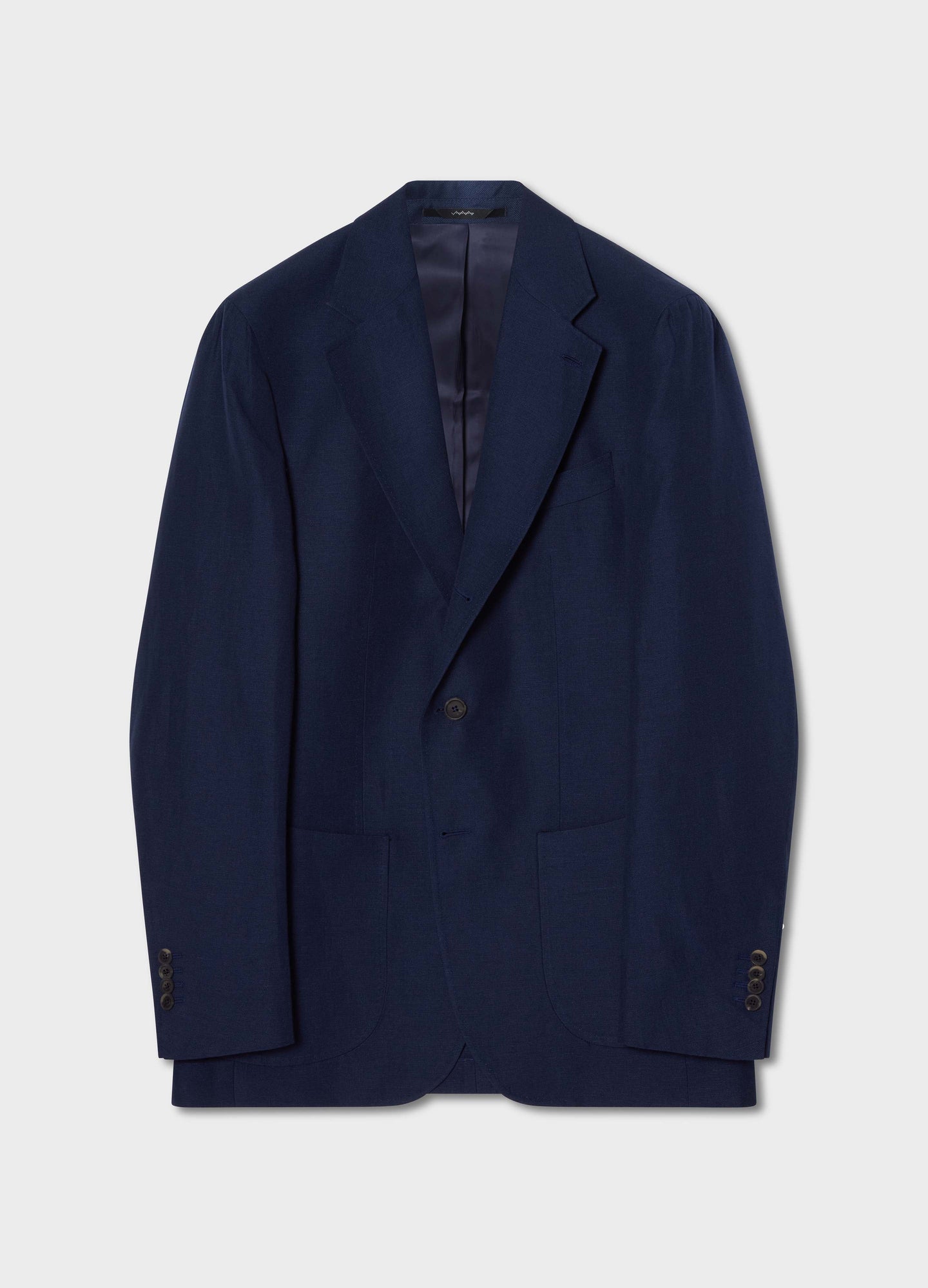 Don Sport Wool/Linen Suit Jacket - Navy Berg & Berg