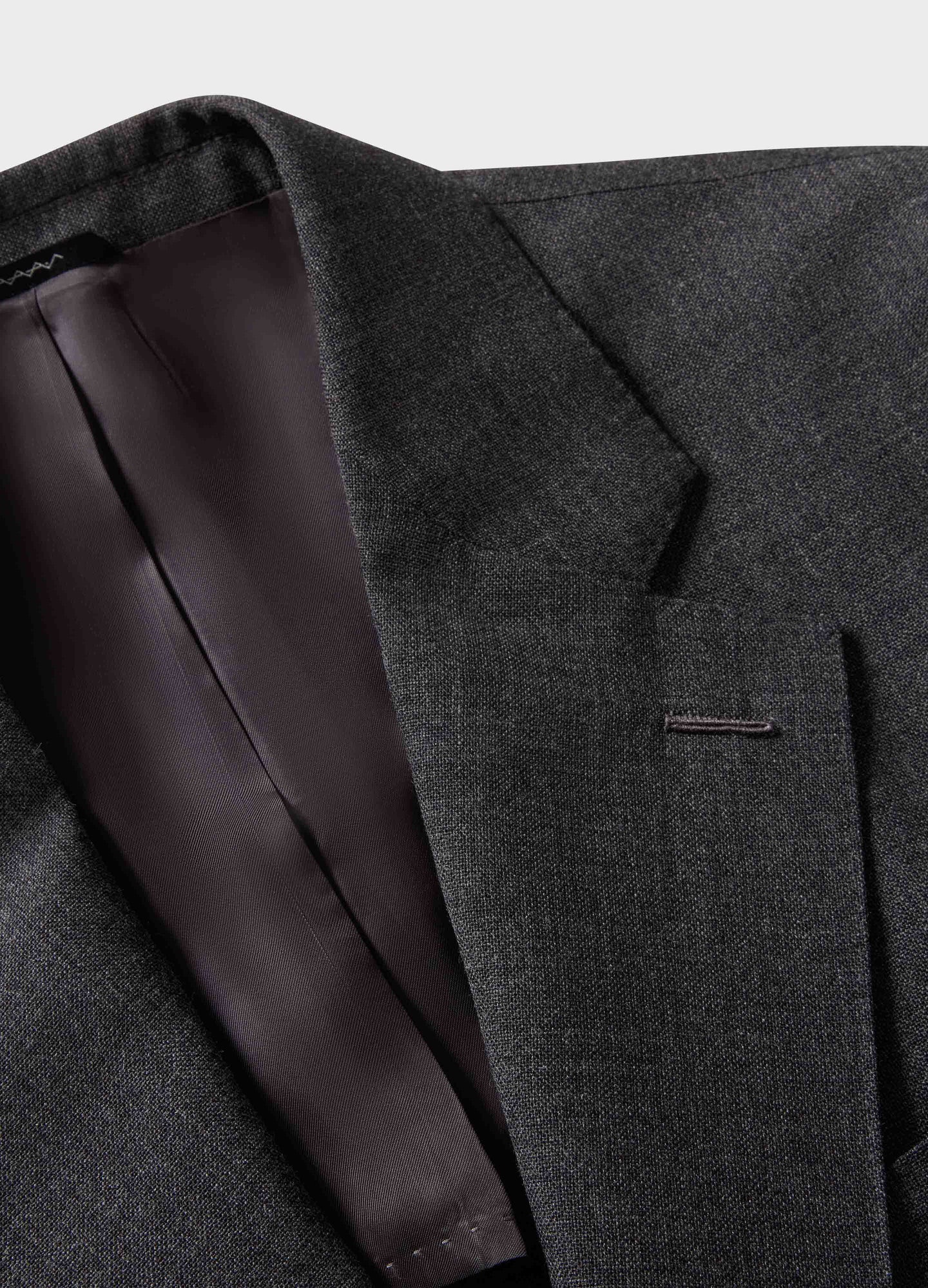 Don High Twist Suit Jacket - Mid Grey Berg & Berg