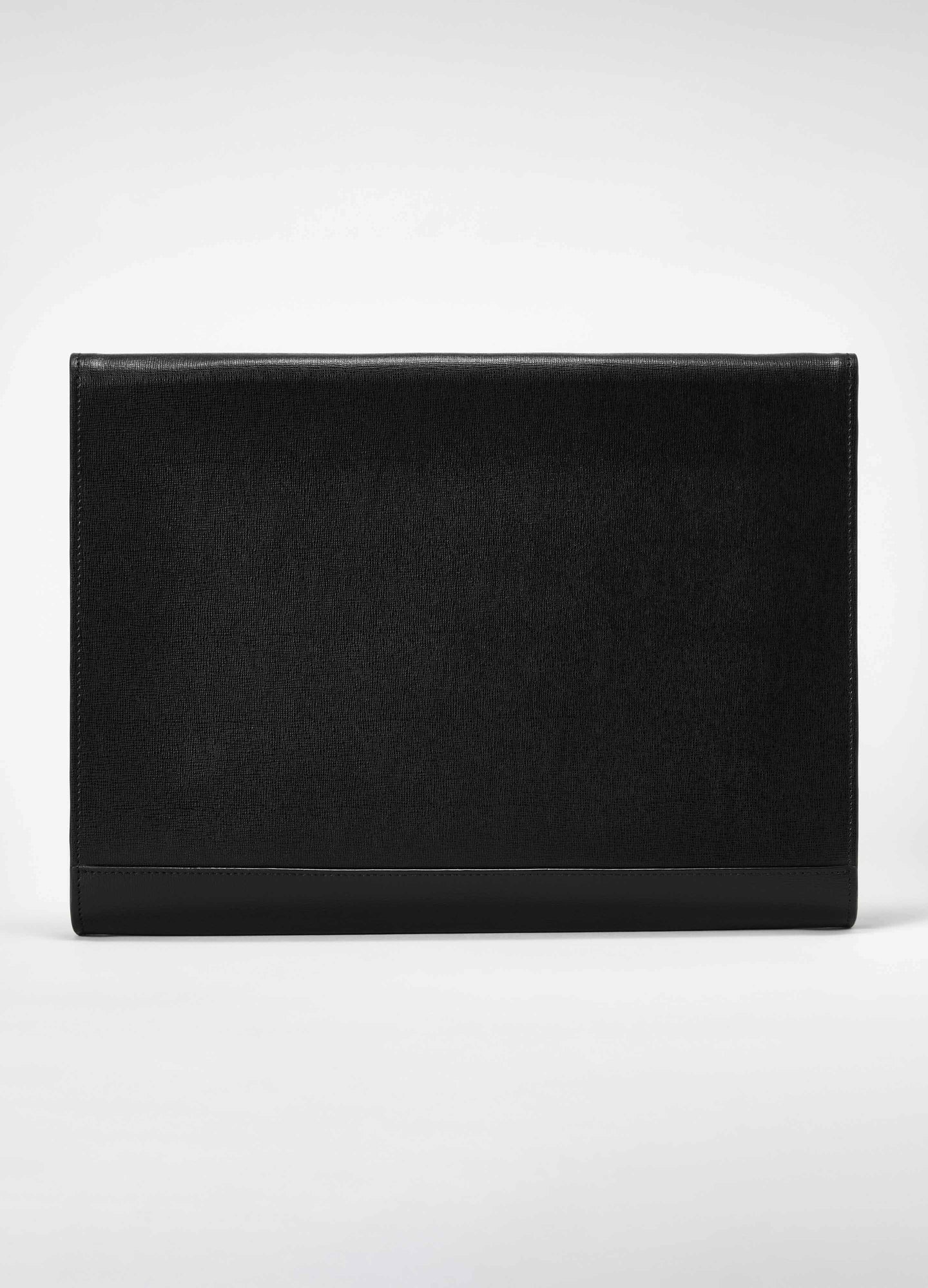 Saffiano Leather Laptop Portfolio - Black Berg&Berg