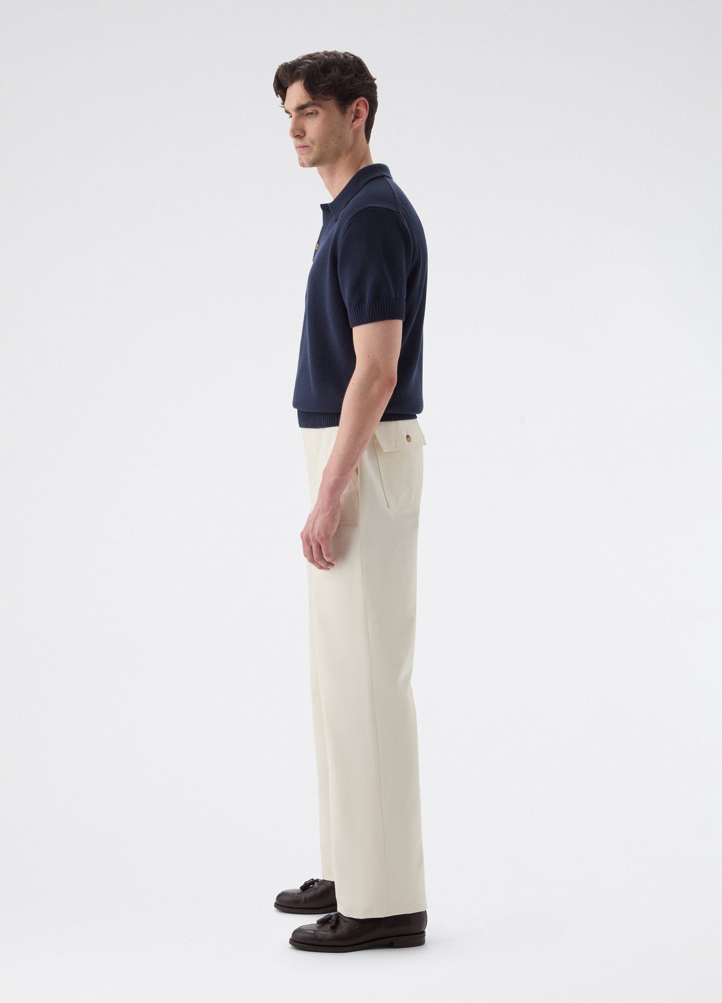 Albert Fatigue Trousers - Ecru Berg & Berg