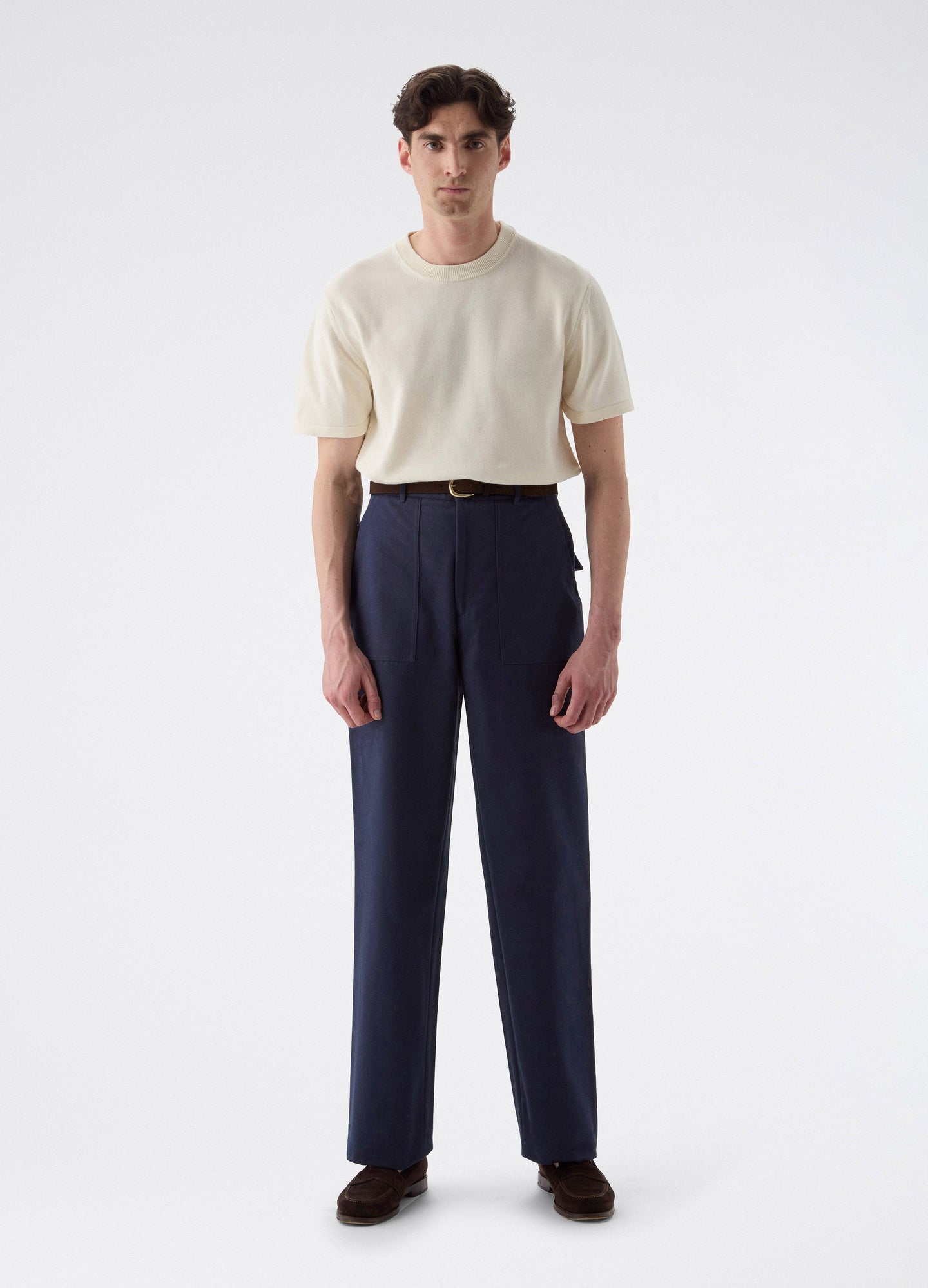 Albert Fatigue Trousers - Navy Berg & Berg