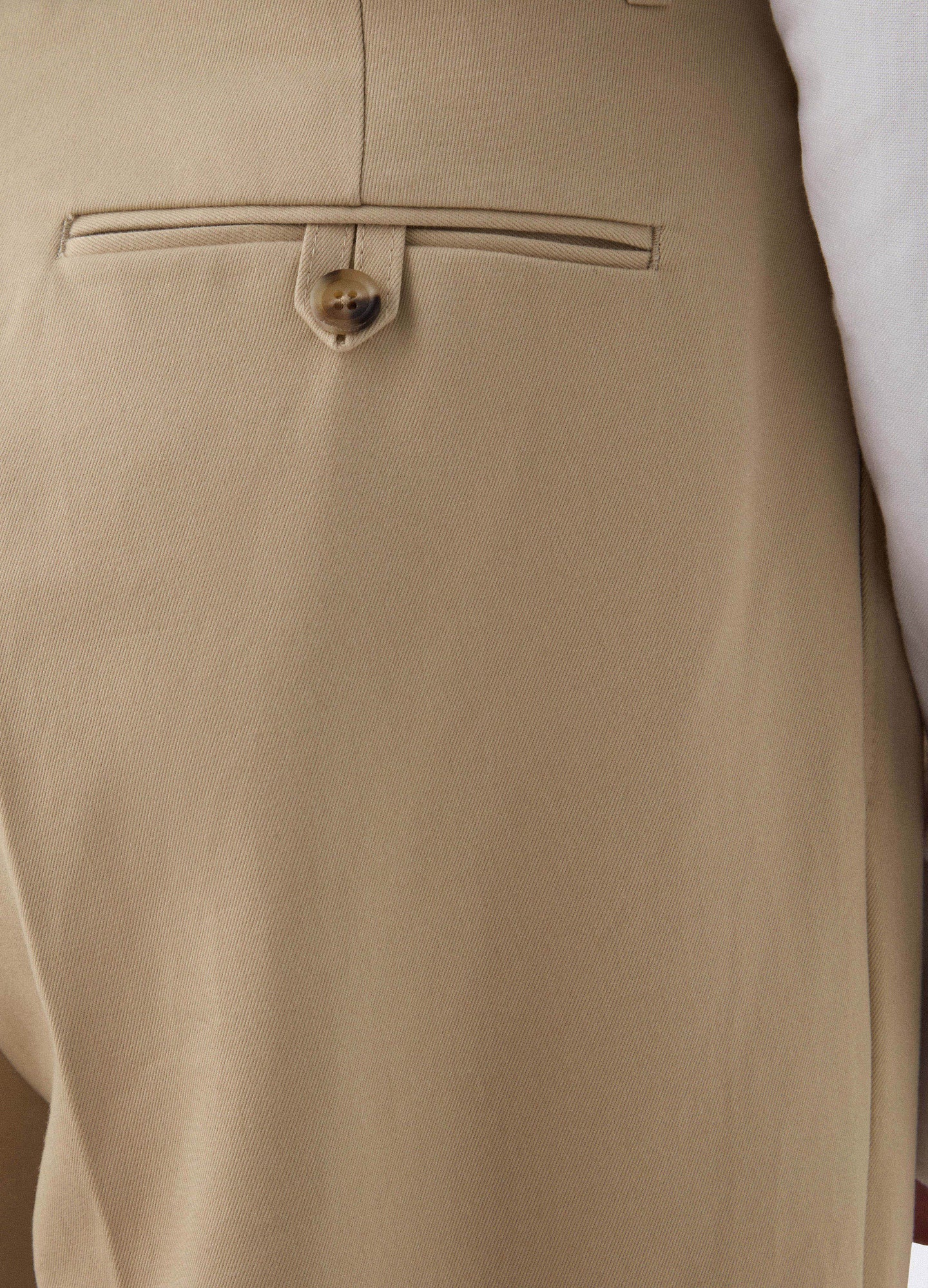 Antonello Cotton Trousers - Tan Berg & Berg