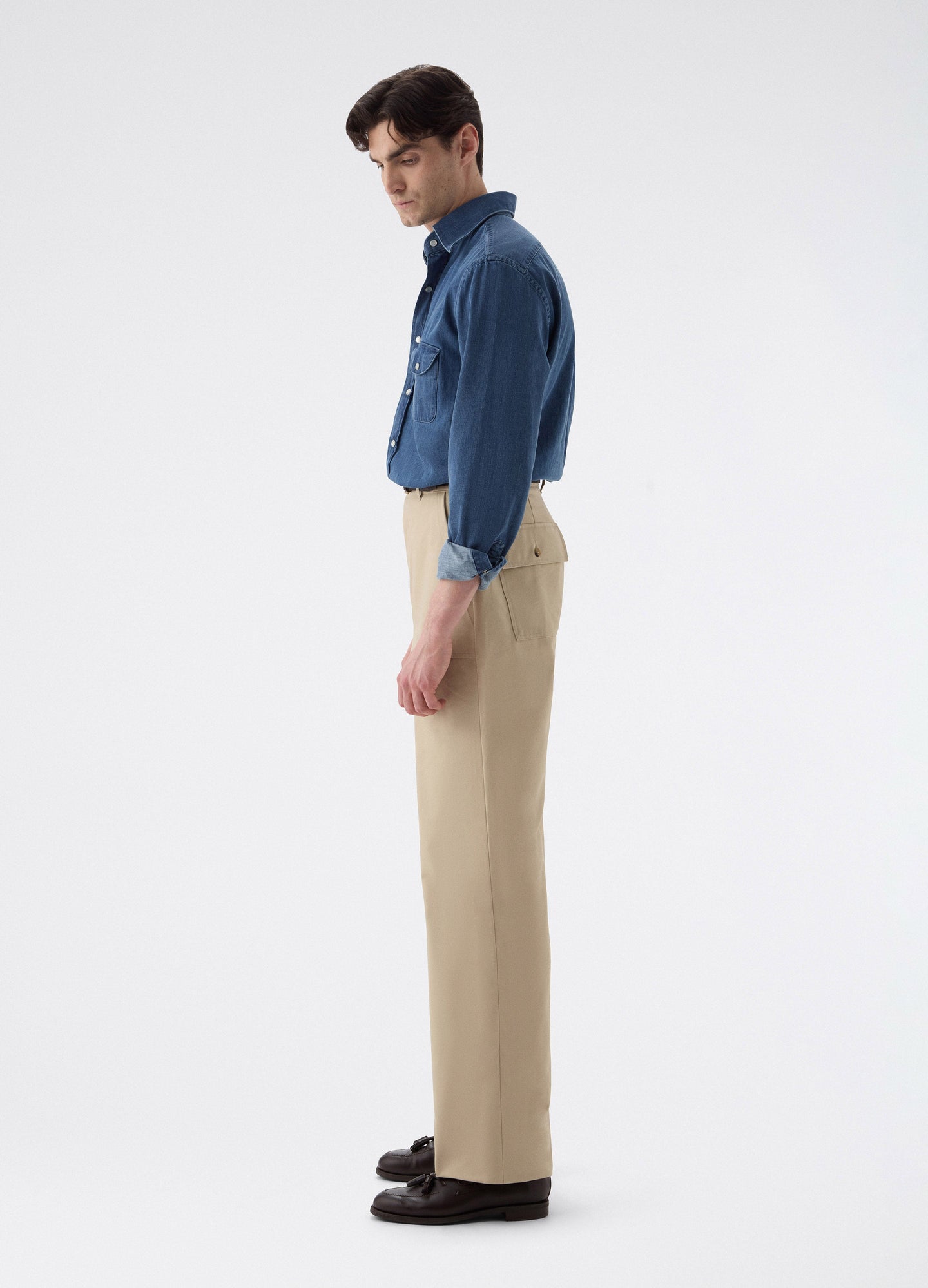 Albert Fatigue Trousers - Tan Berg & Berg