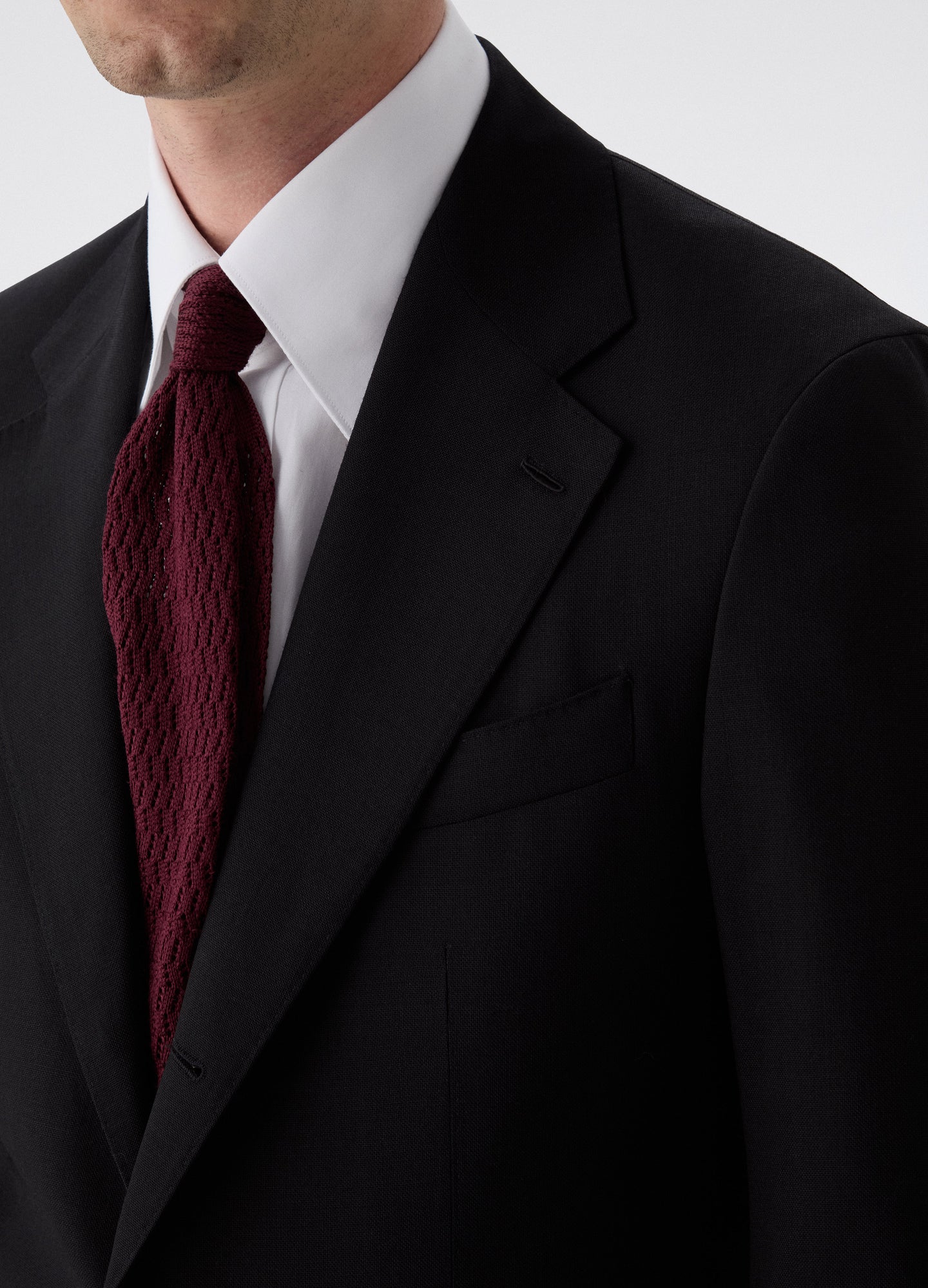 Don High Twist Suit Jacket - Black Berg & Berg