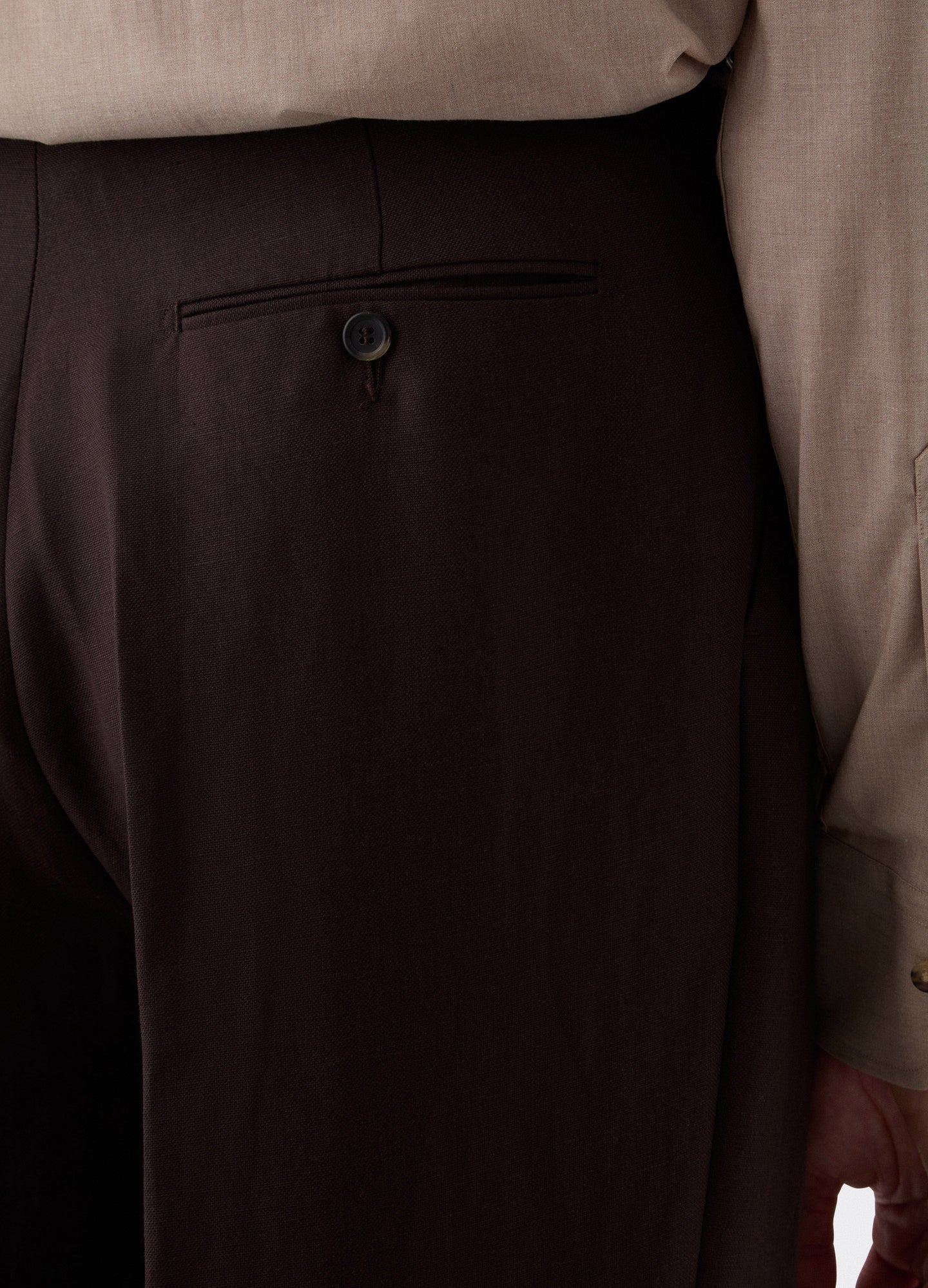 Don Sport Wool/Linen Suit Jacket - Brown Berg & Berg