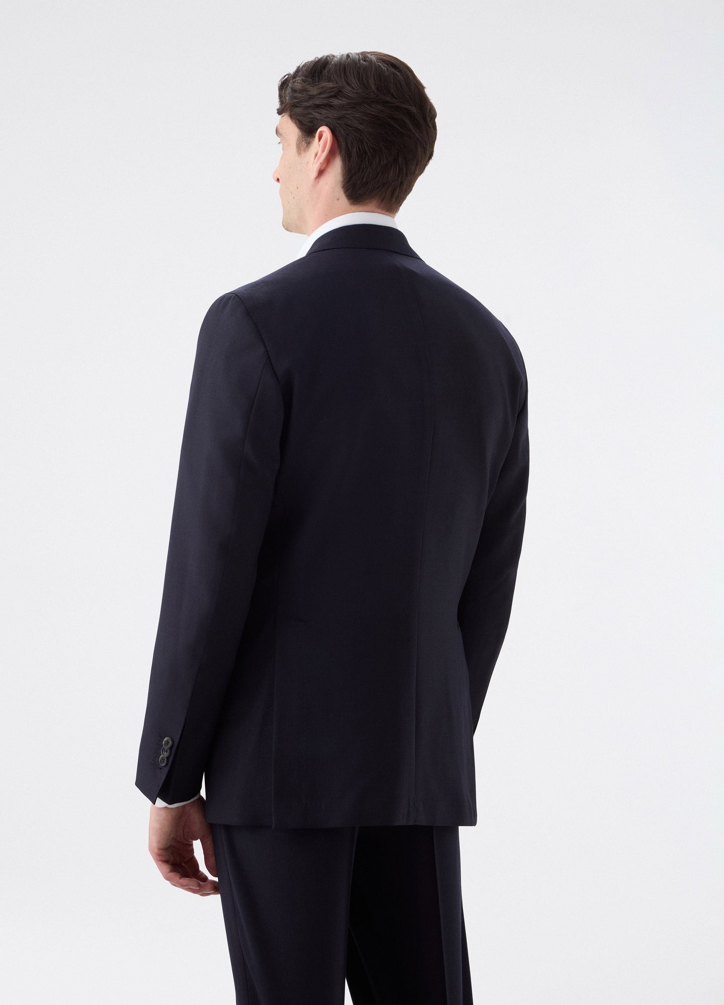 Don High Twist Suit Jacket - Navy Berg & Berg