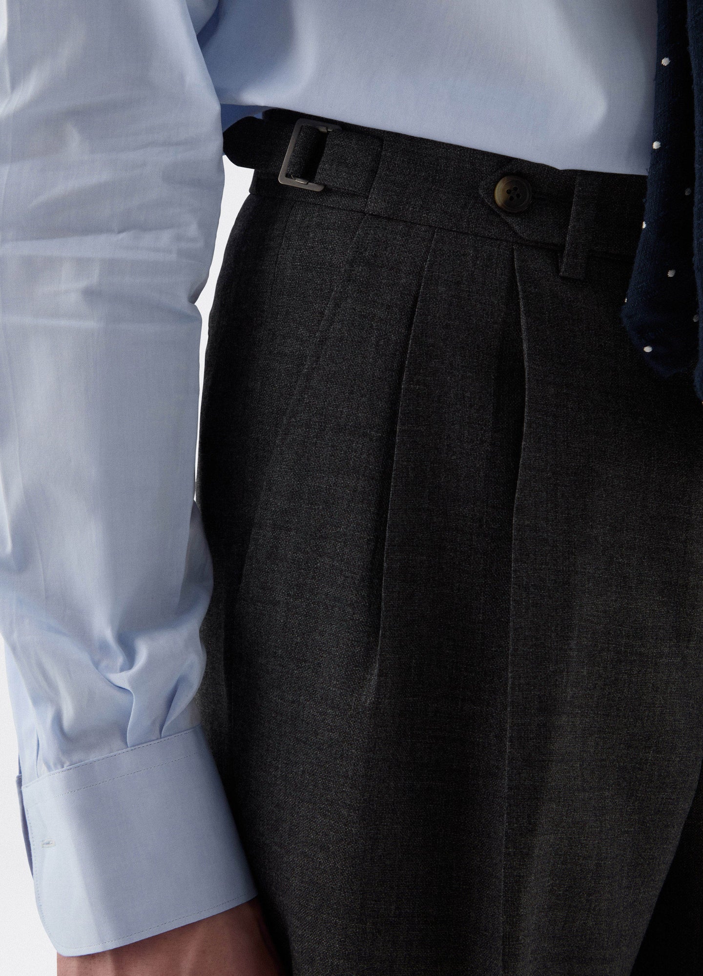 Don High Twist Suit Jacket - Mid Grey Berg & Berg