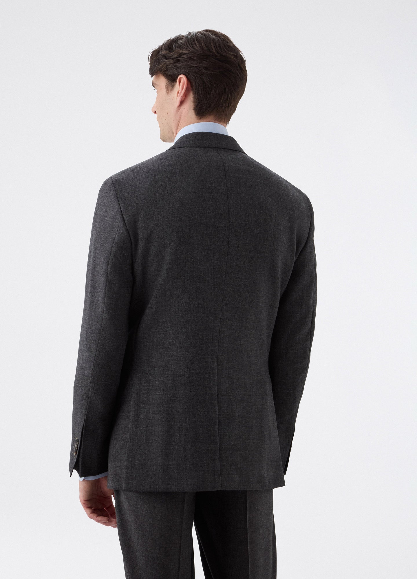 Don High Twist Suit Jacket - Mid Grey Berg & Berg