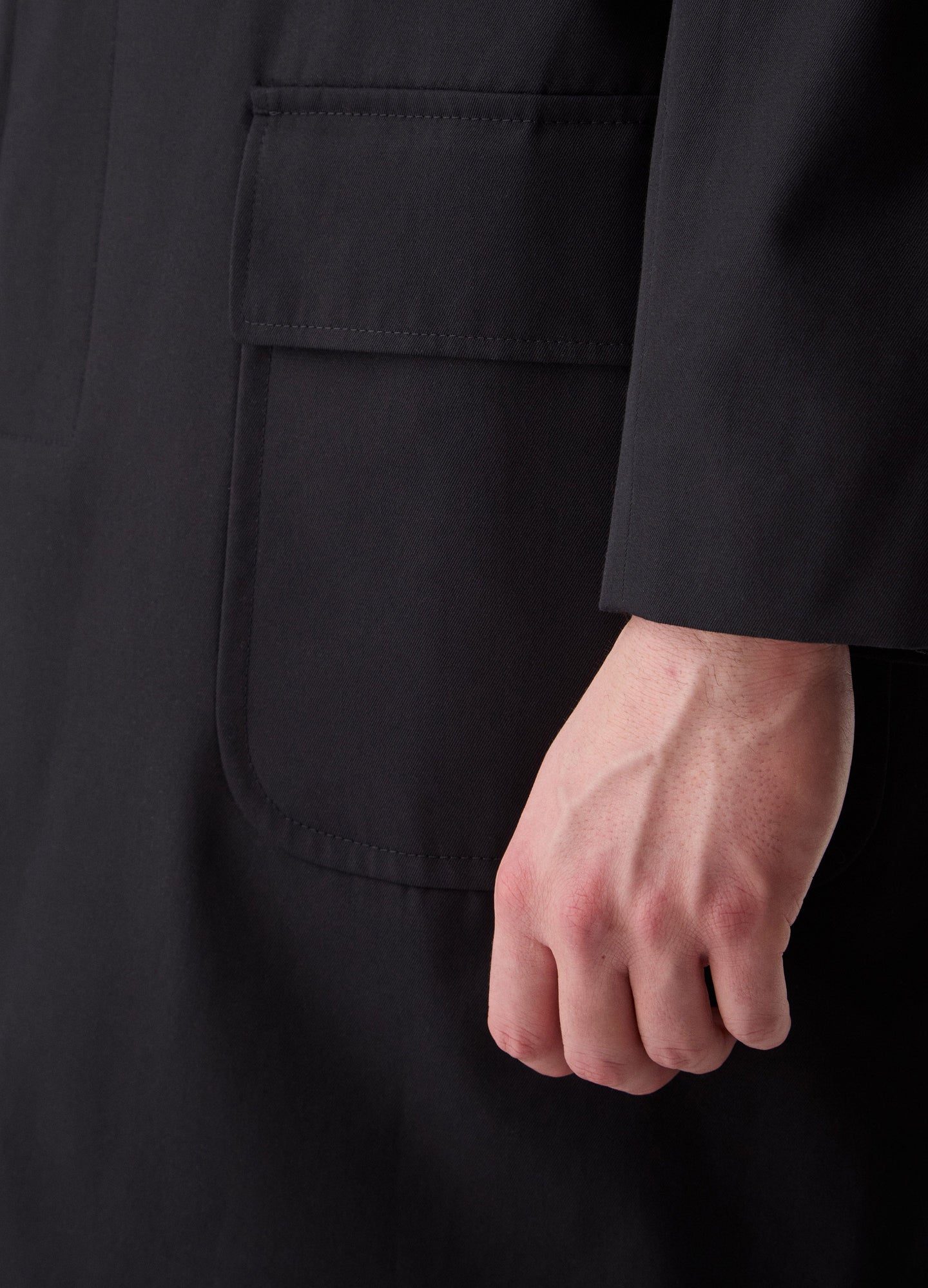 Nelson Raglan Coat - Navy Berg & Berg