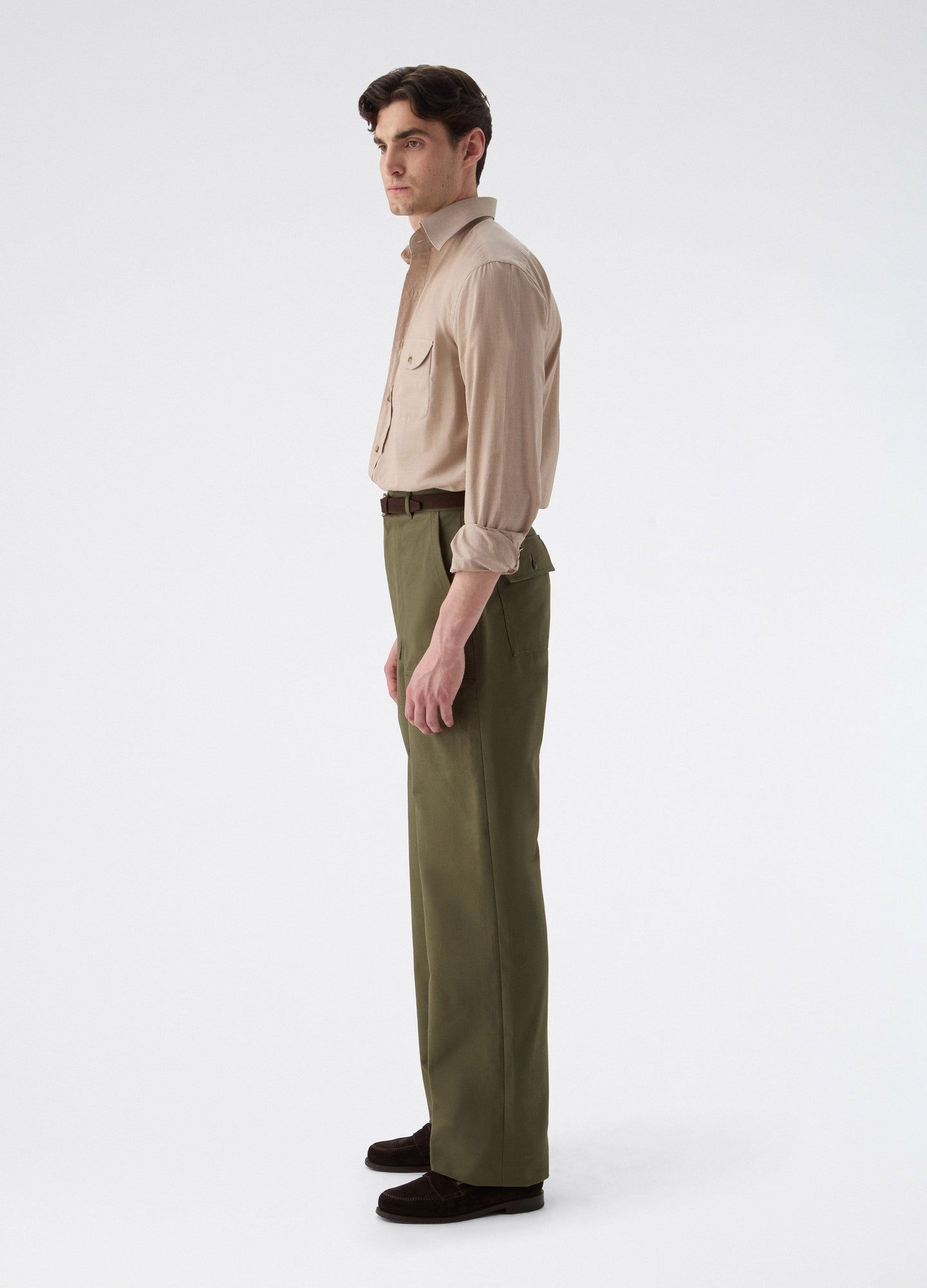 Albert Fatigue Trousers - Olive Berg & Berg