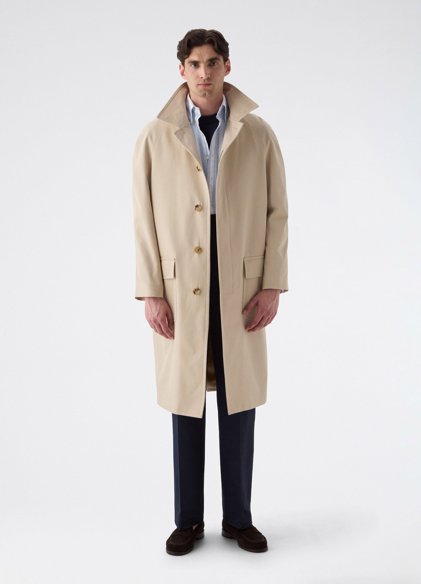 Nelson Raglan Coat - Sand Berg & Berg