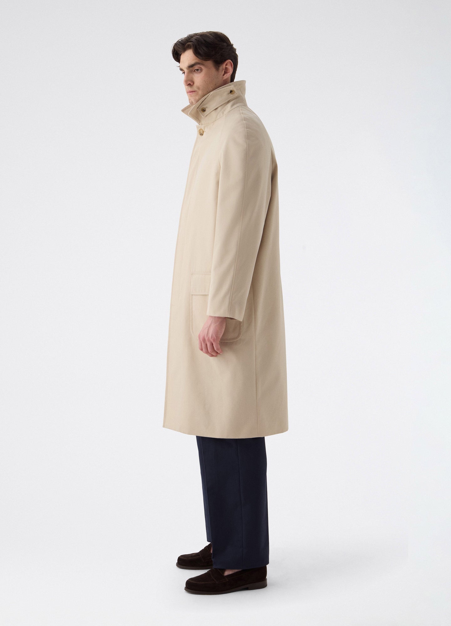 Nelson Raglan Coat - Sand Berg & Berg