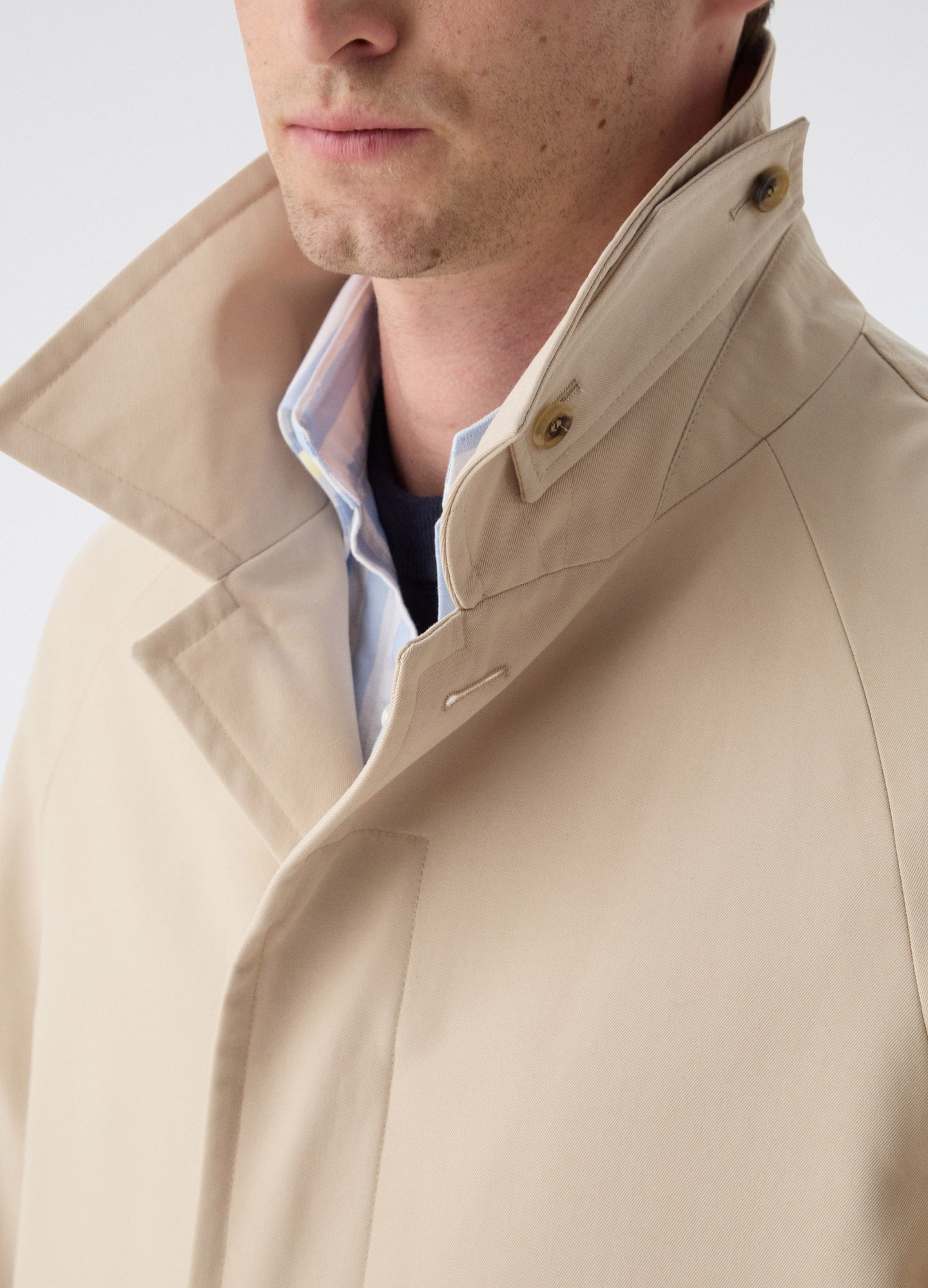 Nelson Raglan Coat - Sand Berg & Berg