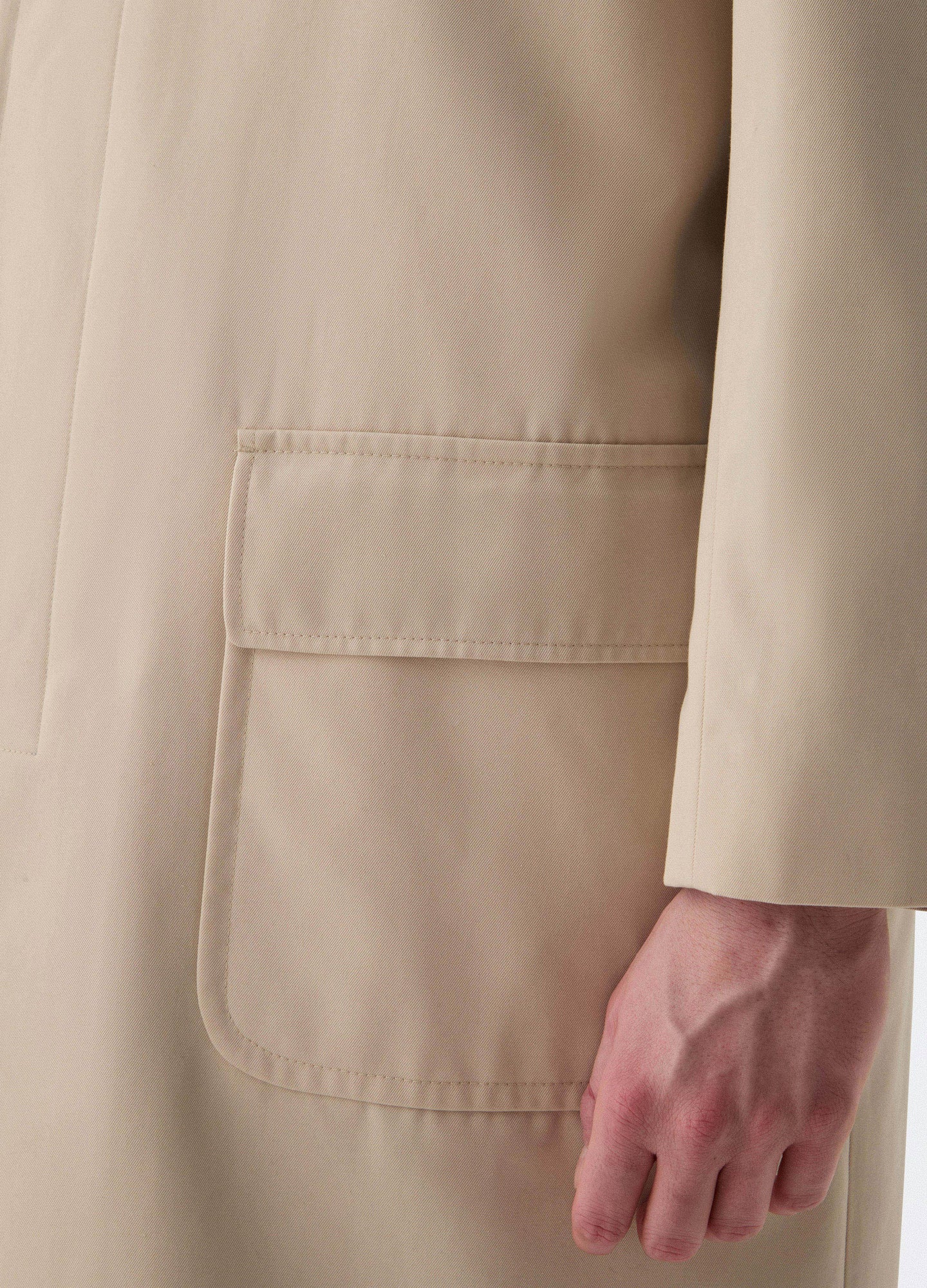 Nelson Raglan Coat - Sand Berg & Berg