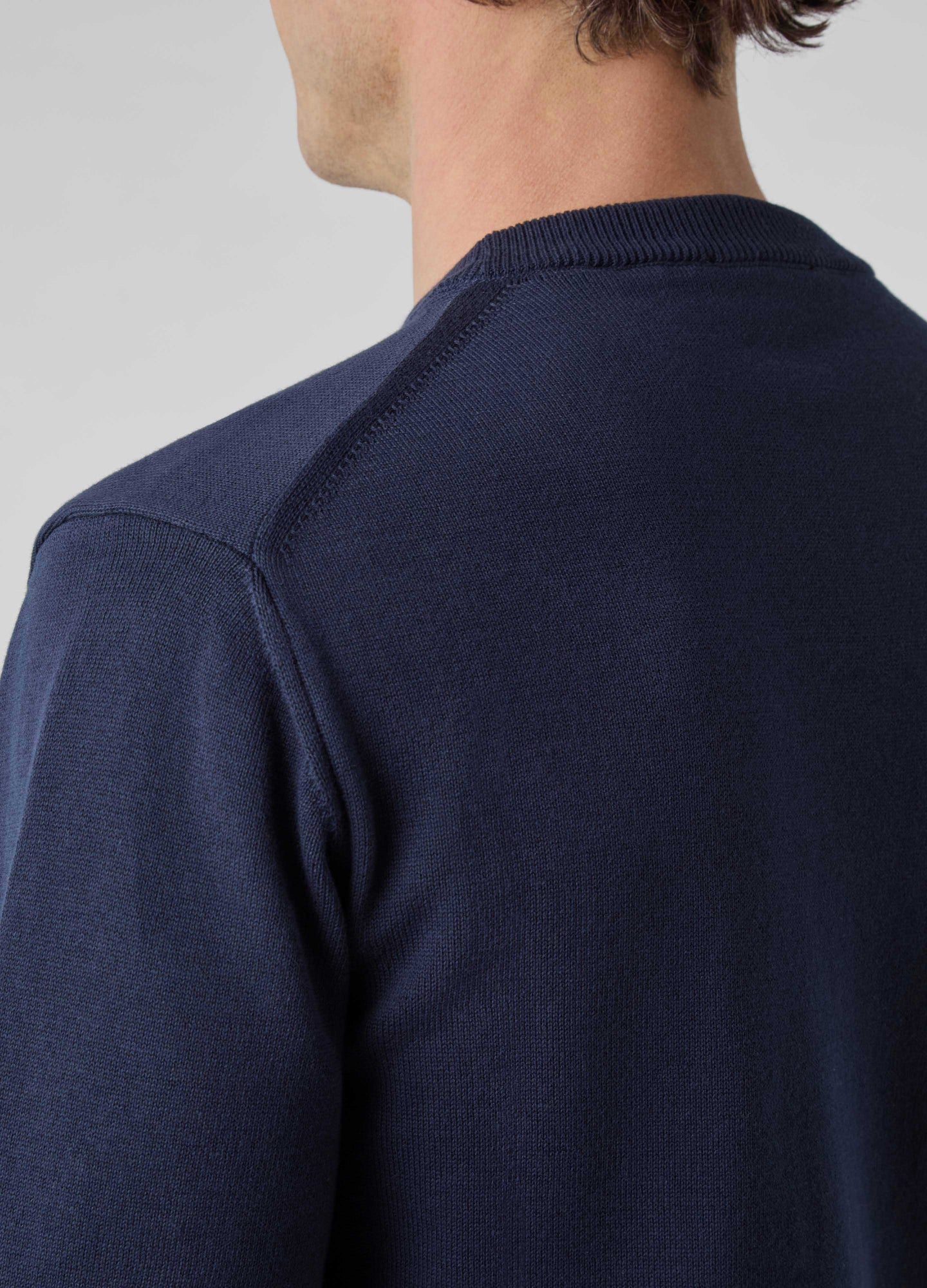Bo Knitted T-Shirt - Navy | Berg & Berg