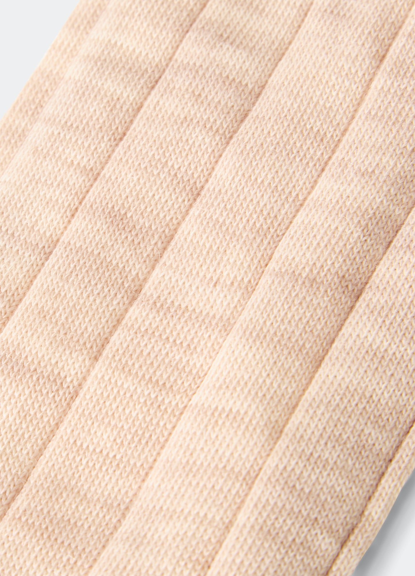 Wide Rib Wool Socks - Natural Berg & Berg