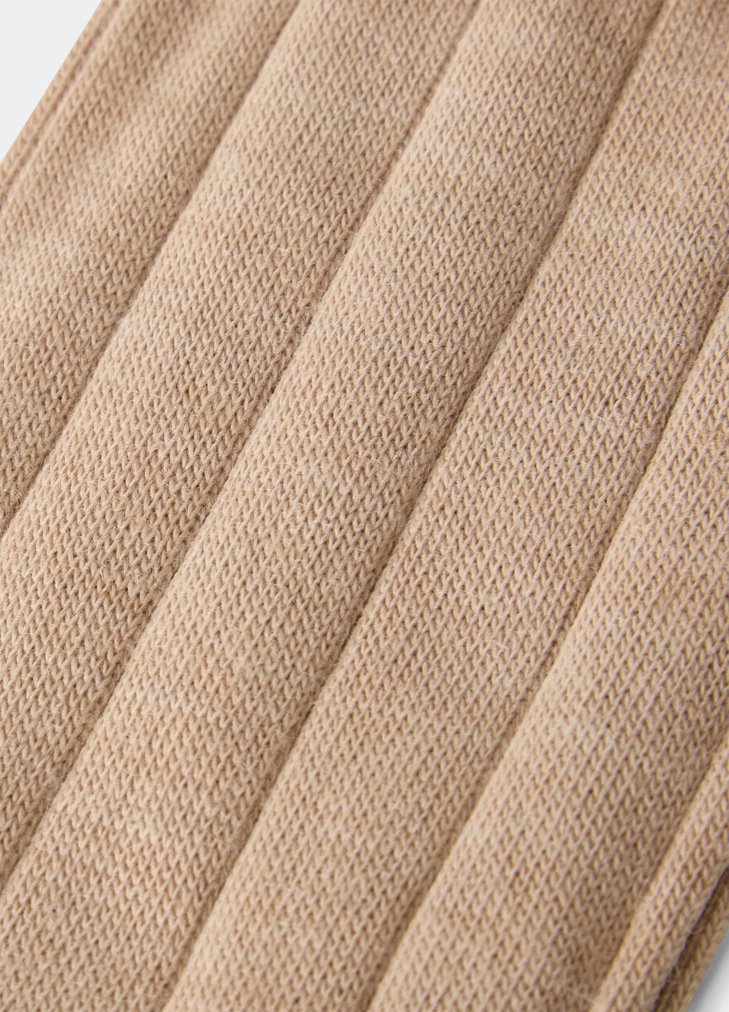 Wide Rib Wool Socks - Oatmeal Berg & Berg